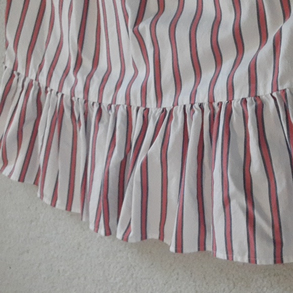 Draper James Ruffled hem Skirt. Red white and blue. Size medium - Picture 5 of 10